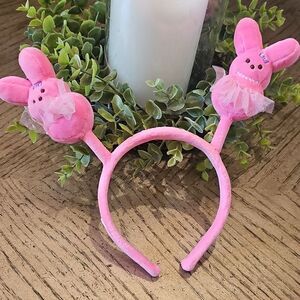 Ballerina peeps bunny headband girls Easter Plush